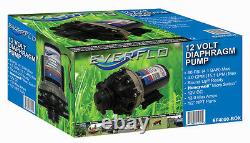 The ROP Shop 4 Pack EVERFLO 12 Volt 4.0 GPM Diaphragm Water Pumps 60 psi Lawn Sprayers Boats RV