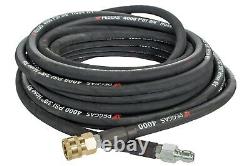 100FT Steel Braided 4000 PSI 3/8 Pressure Washer Hose NEW PEGGAS