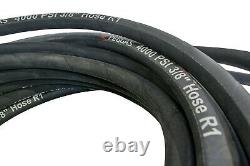 100FT Steel Braided 4000 PSI 3/8 Pressure Washer Hose NEW PEGGAS