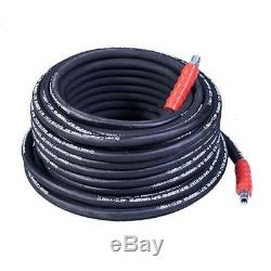 100' Hot Water Pressure Washer Hose 2 Wire 3/8 4200PSI Industrial Power Washer