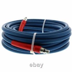 100' ft 1/2 Blue 6000 PSI Pressure Washer Hose Industrial Not 3/8 but 1/2