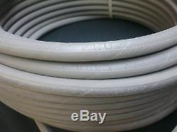 100 ft 3/8 Gray Non-Marking 6000 psi Pressure Washer Hose HOT WATER 100' Foot
