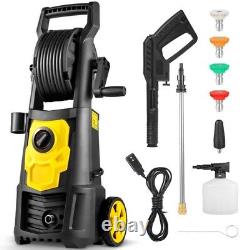 120V 2000PSI Electric Pressure Washer High Pressure Washer Hose Reel