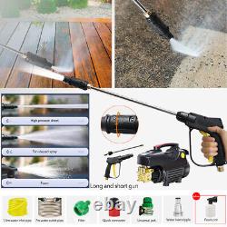 1700 PSI Electric Car Pressure Spray Washer with Extension Tube Hose Foam Bottle