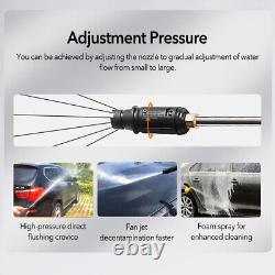 1700 PSI Electric Car Pressure Spray Washer with Extension Tube Hose Foam Bottle