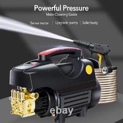 1700 PSI Electric Car Pressure Spray Washer with Extension Tube Hose Foam Bottle