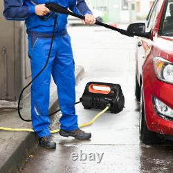1800PSI Portable Electric High Pressure Washer 1.96GPM 1800W With Hose Reel Orange