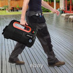 1800PSI Portable Electric High Pressure Washer 1.96GPM 1800W With Hose Reel Orange