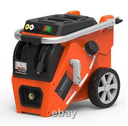 1800 PSI Electric Pressure Washer with Live Hose Reel and Turbo Nozzle