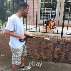 1800 PSI Electric Pressure Washer with Live Hose Reel and Turbo Nozzle