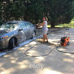 1800 PSI Electric Pressure Washer with Live Hose Reel and Turbo Nozzle