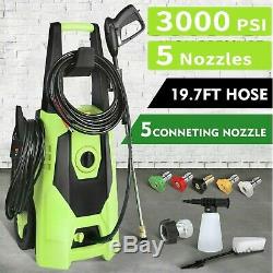 1.8GPM 3000PSI 5Nozzle High Power Water Electric Pressure cleaner Machine washer