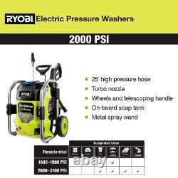 2000 PSI 1.2 GPM Cold Water Corded Electric Pressure Washer