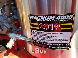 2019 Easy Kleen Magnum Gold 4000 psi hot water pressure washer steam cleaner