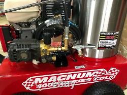 2021 Magnum 4000 PSI 3.5 GPM Hot Pressure Power Washer Best with Diesel Burner