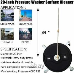 20-Inch 4000 PSI Pressure Washer Surface Cleaner Power Washer Accessory