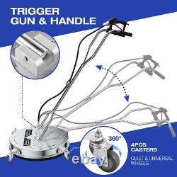 20 Inch Pressure Washer Surface Cleaner Power Washer Dual Handle 4500 PSI
