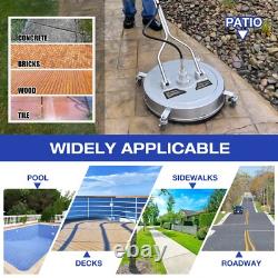 20 Inch Pressure Washer Surface Cleaner Power Washer Dual Handle 4500 PSI