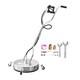 20 Pressure Washer Surface Cleaner 4 Wheels Dual Handle 4000 Max PSI