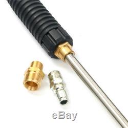 2100PSI High Pressure Cleaner Washer Gun Spray Nozzle Hose Kit Car Cleaning M22