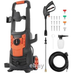 2150 PSI Electric Pressure Washer 1.8 GPM 1800W Cold Water Washer with Hose