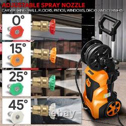 2176PSI 2.4 GPM Portable High-Pressure Washer Power Cleaner Car Washing Machine