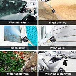 21V Cordless Pressure Washer Max 870PSI 211GPM Electric Portable Pressure Wa