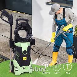 2200PSI Pressure Electric High Pressure Washer 1800W Motor Jet Sprayer 1.7GPM