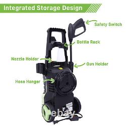 2200PSI Pressure Electric High Pressure Washer 1800W Motor Jet Sprayer 1.7GPM