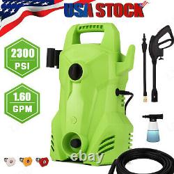 2300PSI 2.0GPM Electric Pressure Washer Powerful Cold Water Cleaner Machine Kits