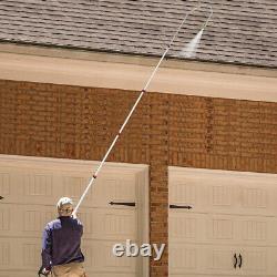 24FT 4000 PSI Telescoping Lance Pressure Washer Spray Wand Power Washer Gutter