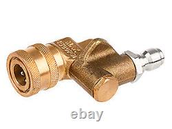 24FT Telescoping Pressure Washer Extension 4000PSI with 5 Spray Nozzle Portable