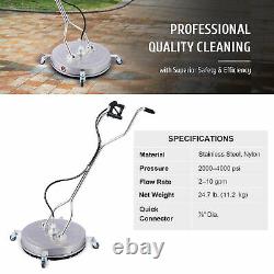 24 Pressure Surface Cleaner Attachment for Power Washers Rated up to 4000 PSI