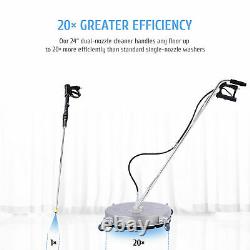 24 Pressure Surface Cleaner Attachment for Power Washers Rated up to 4000 PSI