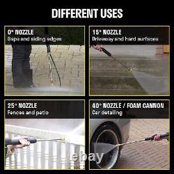 2.0 Electric Pressure Washer 2.0 GPM Flow and 1800 PSI Peak Pressure