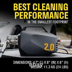 2.0 Electric Pressure Washer 2.0 GPM Flow and 1800 PSI Peak Pressure