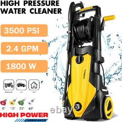 2.4GPM 3500PSI Portable Washer Machine Pressure Cleaner Electric Pressure Washer