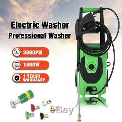 3000PSI 1.7GPM Electric Pressure Washer High Pressure Auto Water Cleaner Machine