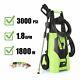 3000PSI 1.8GPM Electric Pressure Washer High Power Surface Cleaner Machine Kit