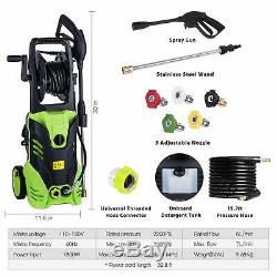 3000PSI 1.8GPM Electric Pressure Washer High Power Water Cleaner Sprayer