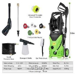 3000PSI 1.8GPM Electric Pressure Washer Home High Power Water Cleaner Machine