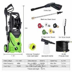 3000PSI 1.8GPM Electric Pressure Washer Home High Power Water Cleaner Machine US