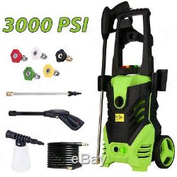 3000PSI 1.8GPM Electric Pressure Washer Home Power Cleaner Machine Sprayer Kit