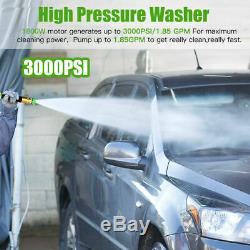 3000PSI 1.8GPM Electric Pressure Washer Pressure Cleaner Auto Water Sprayer Kit