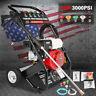 3000PSI 3600RPM Gas Powered Cold Water High Pressure Washer 7HP 215cc 4-Stroke