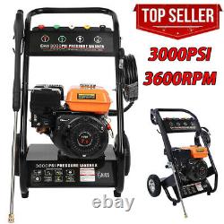 3000PSI 7HP Gas Petrol Engine Cold Water Cleaner High Power Pressure Washer