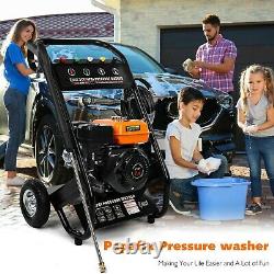 3000PSI 7HP Gas Petrol Engine Cold Water Cleaner High Power Pressure Washer