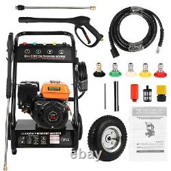 3000PSI 7HP Gas Petrol Engine Cold Water Cleaner High Power Pressure Washer