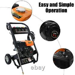 3000PSI 7HP Gas Petrol Engine Cold Water Cleaner High Power Pressure Washer