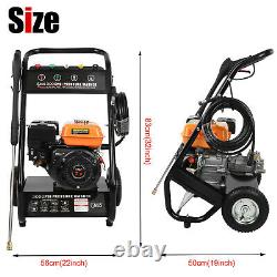 3000PSI 7HP Gas Petrol Engine Cold Water Cleaner High Power Pressure Washer